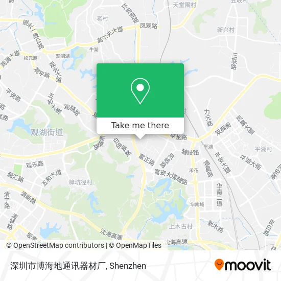 深圳市博海地通讯器材厂 map