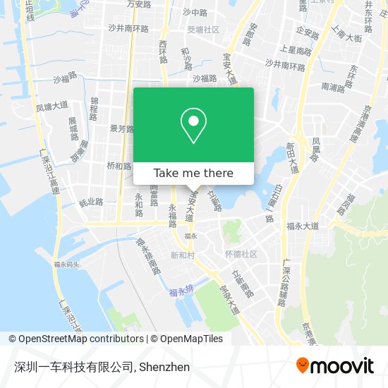 深圳一车科技有限公司 map