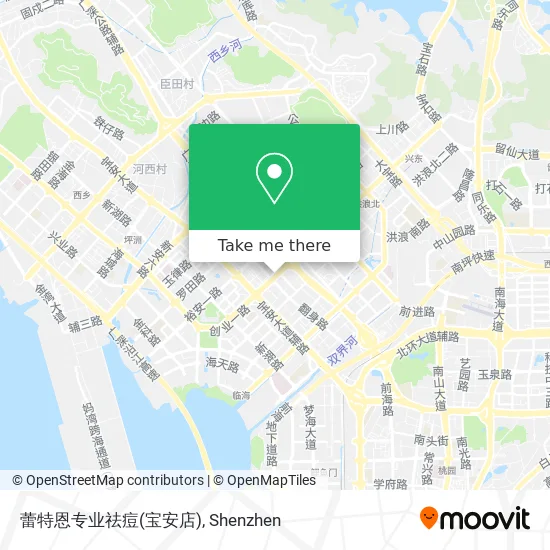 蕾特恩专业祛痘(宝安店) map