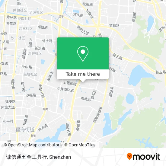 诚信通五金工具行 map