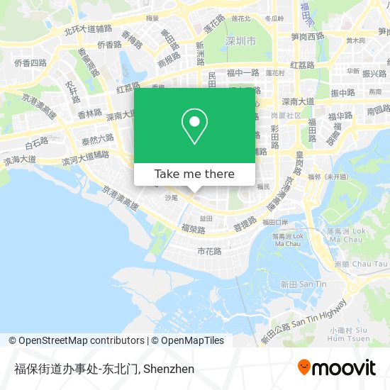 福保街道办事处-东北门 map