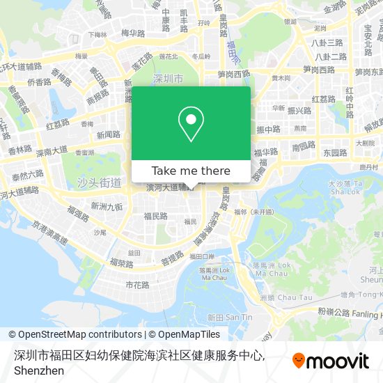 深圳市福田区妇幼保健院海滨社区健康服务中心 map