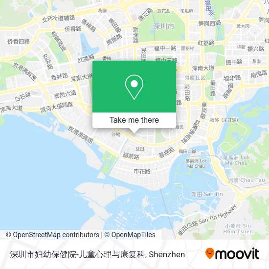 深圳市妇幼保健院-儿童心理与康复科 map
