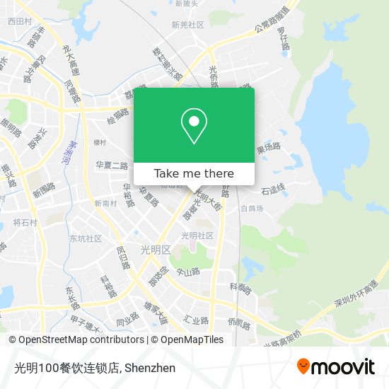 光明100餐饮连锁店 map