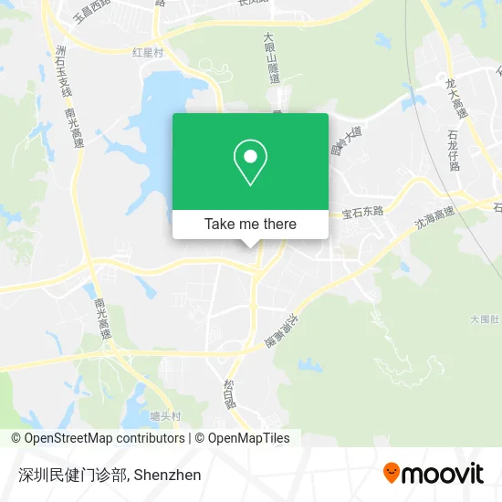 深圳民健门诊部 map