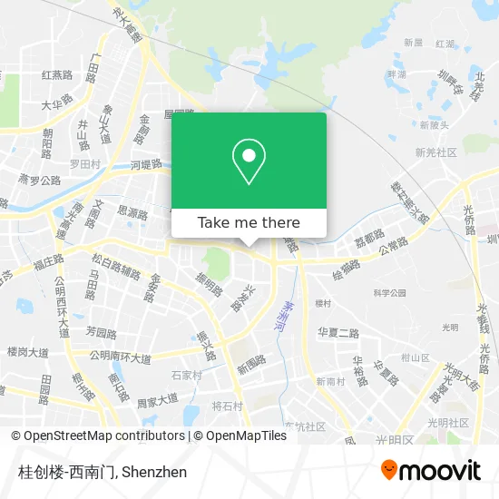 桂创楼-西南门 map