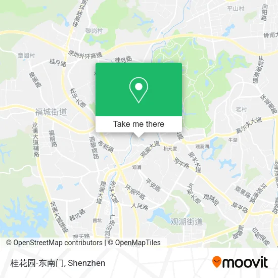桂花园-东南门 map