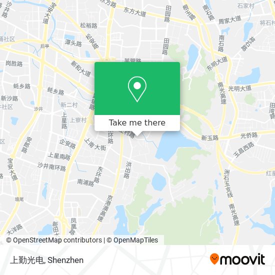 上勤光电 map
