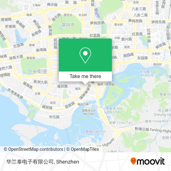 华兰泰电子有限公司 map