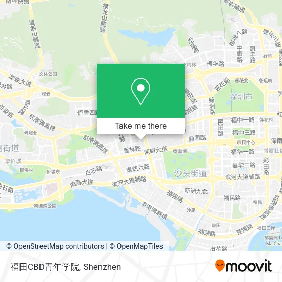 福田CBD青年学院 map