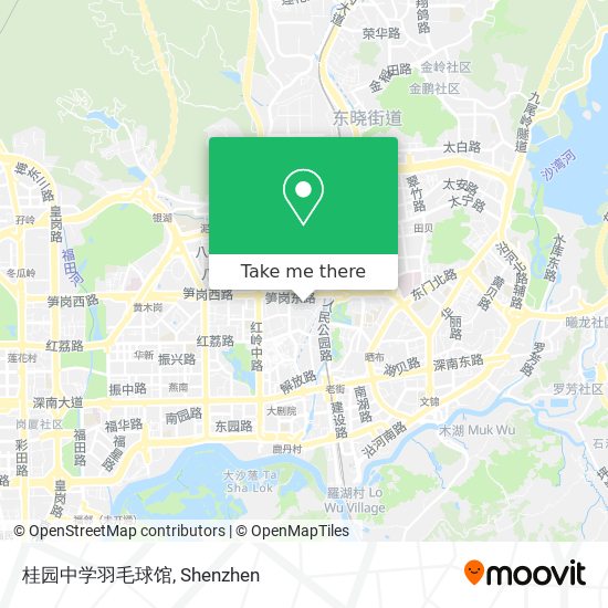 桂园中学羽毛球馆 map