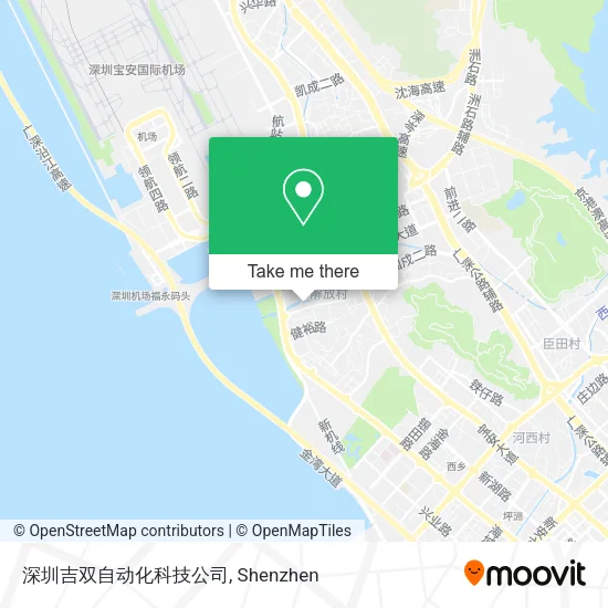 深圳吉双自动化科技公司 map