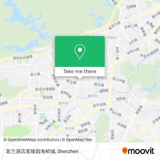 茗兰酒店茗臻园海鲜城 map