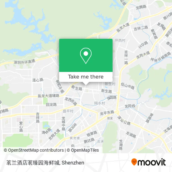茗兰酒店茗臻园海鲜城 map