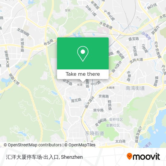 汇洋大厦停车场-出入口 map