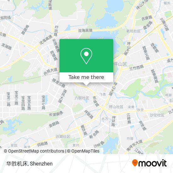 华胜机床 map