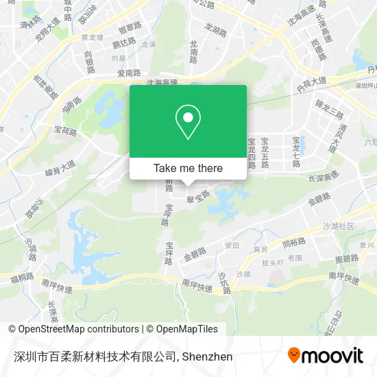 深圳市百柔新材料技术有限公司 map