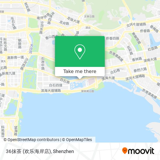 36抹茶 (欢乐海岸店) map