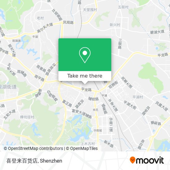 喜登来百货店 map