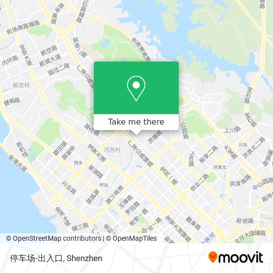 停车场-出入口 map