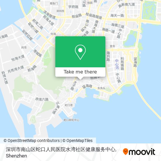 深圳市南山区蛇口人民医院水湾社区健康服务中心 map