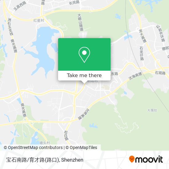 宝石南路/育才路(路口) map