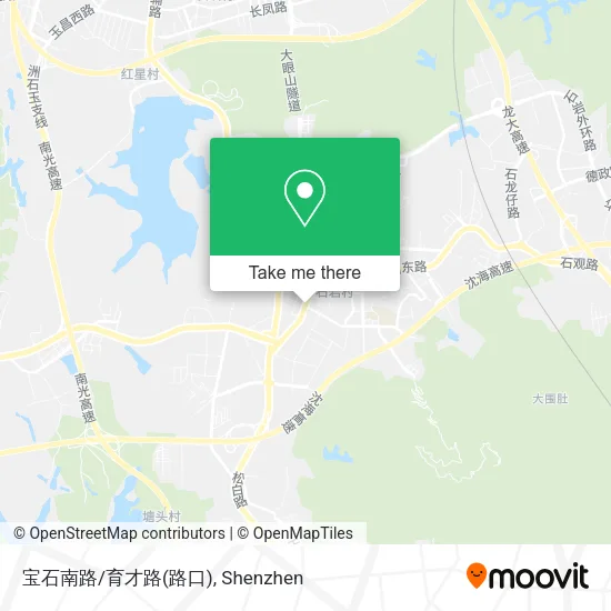 宝石南路/育才路(路口) map