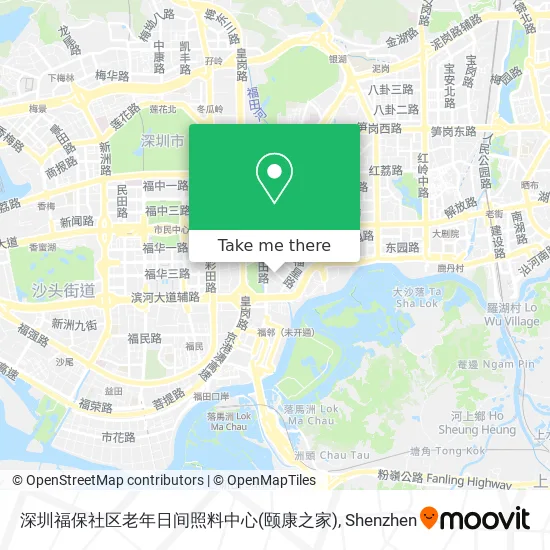 深圳福保社区老年日间照料中心(颐康之家) map
