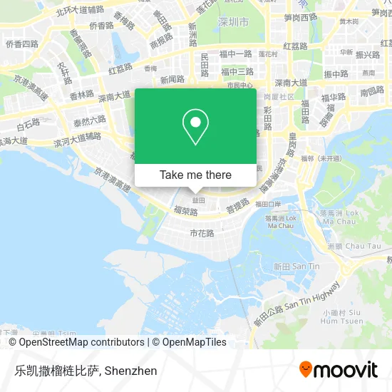 乐凯撒榴梿比萨 map