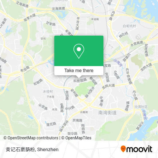 黄记石磨肠粉 map