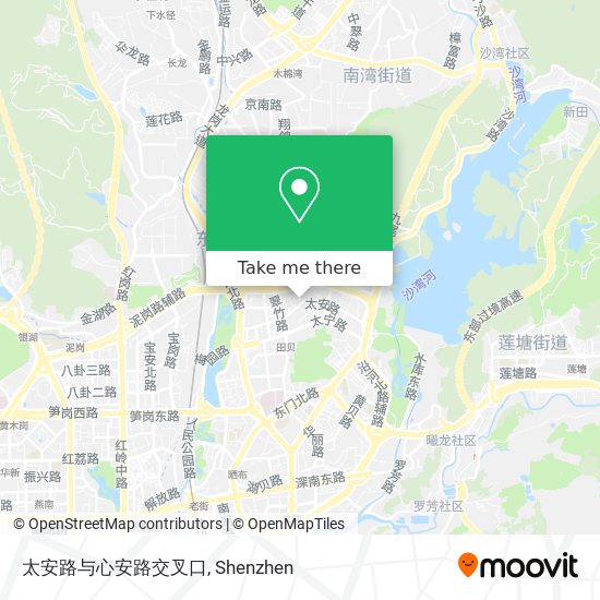 太安路与心安路交叉口 map