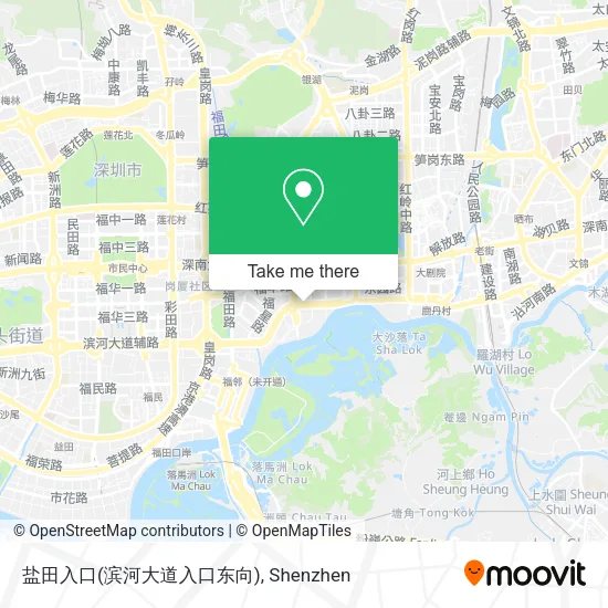 盐田入口(滨河大道入口东向) map