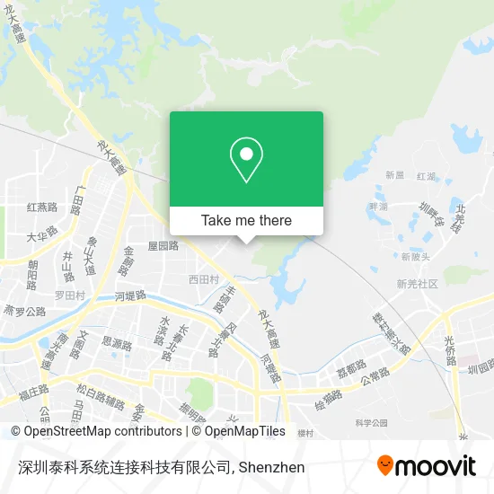 深圳泰科系统连接科技有限公司 map