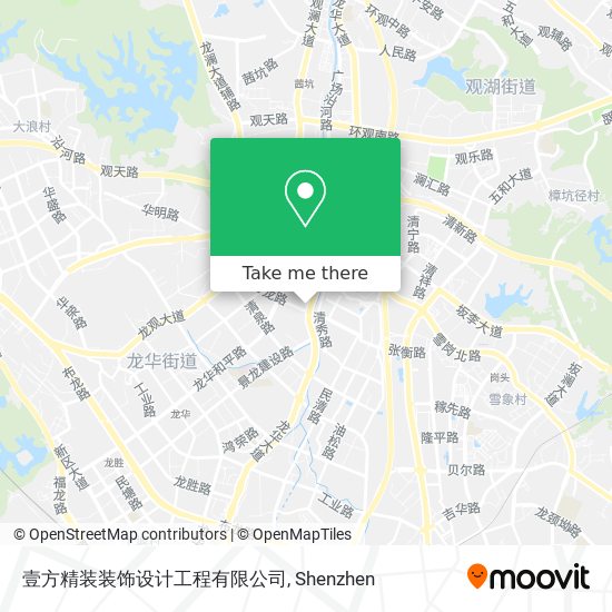 壹方精装装饰设计工程有限公司 map