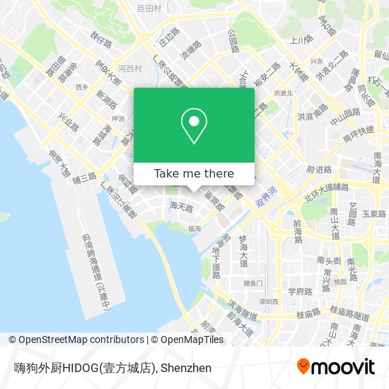 嗨狗外厨HIDOG(壹方城店) map