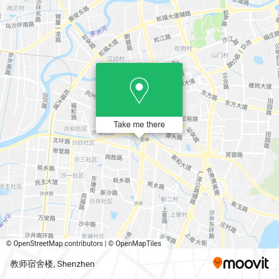 教师宿舍楼 map