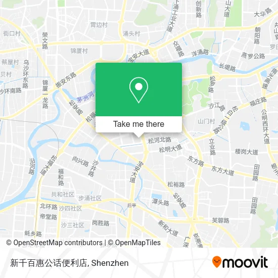 新千百惠公话便利店 map