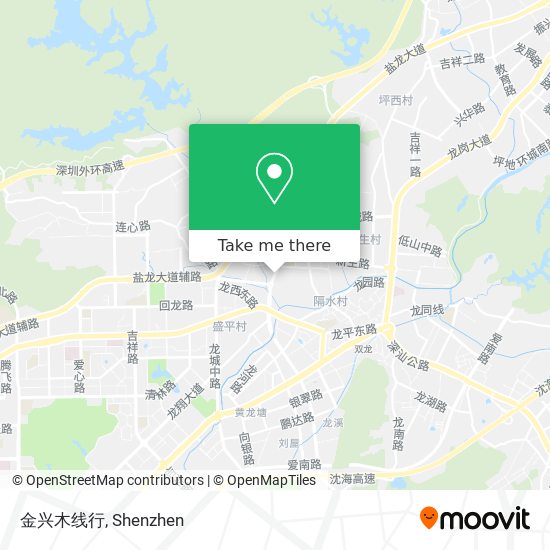 金兴木线行 map