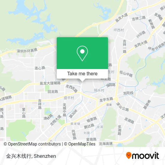 金兴木线行 map
