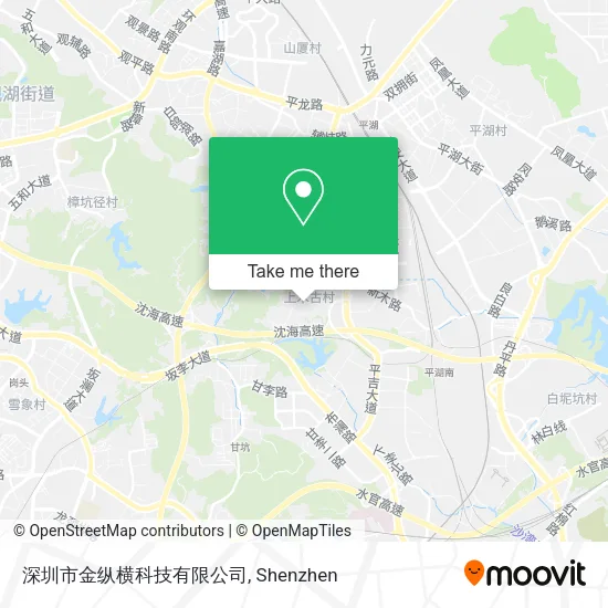 深圳市金纵横科技有限公司 map