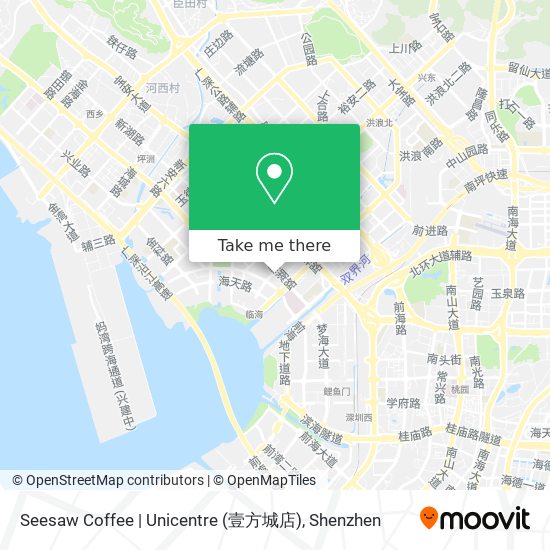 Seesaw Coffee | Unicentre (壹方城店) map