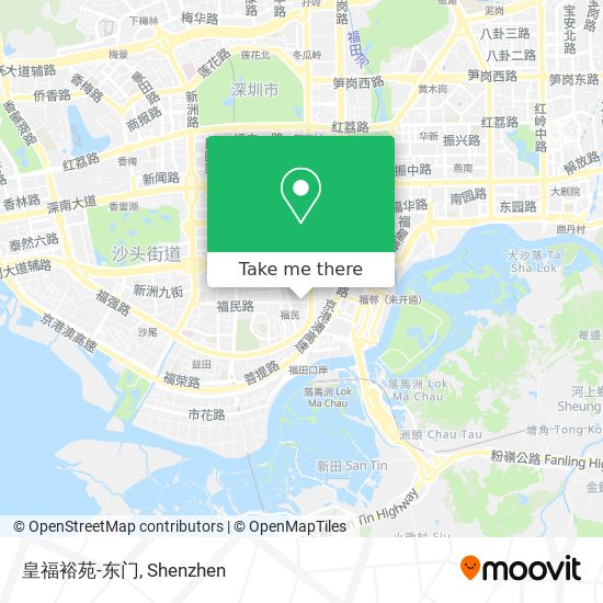 皇福裕苑-东门 map