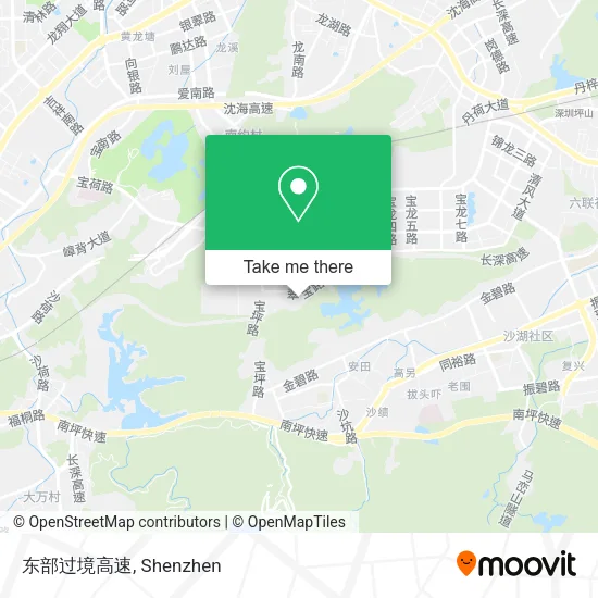 东部过境高速 map