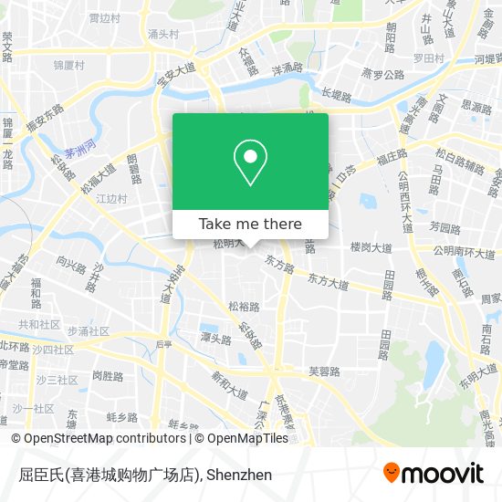 屈臣氏(喜港城购物广场店) map