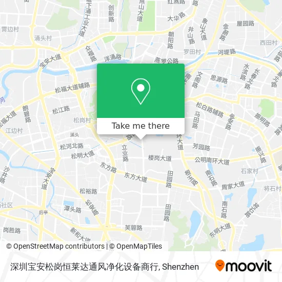 深圳宝安松岗恒莱达通风净化设备商行 map