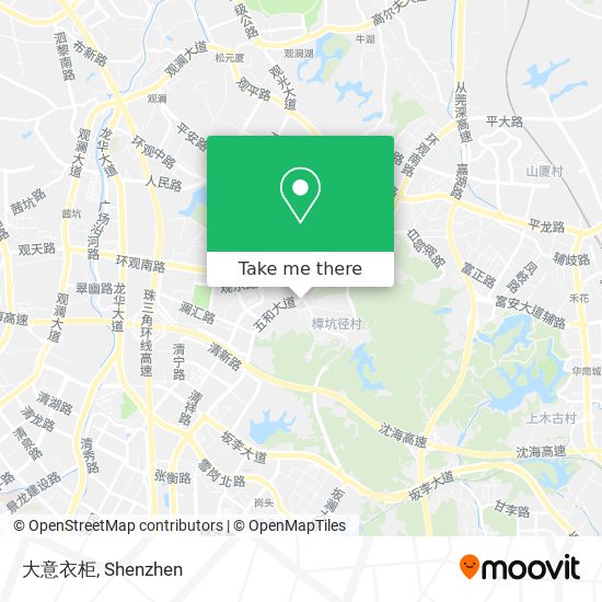 大意衣柜 map