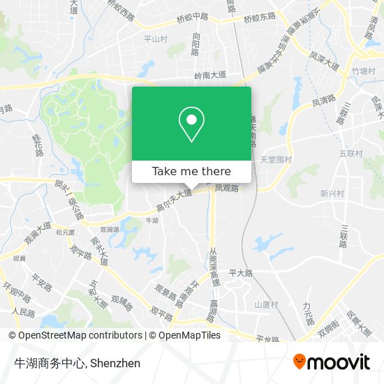 牛湖商务中心 map