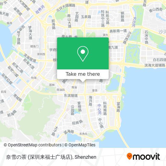 奈雪の茶 (深圳来福士广场店) map