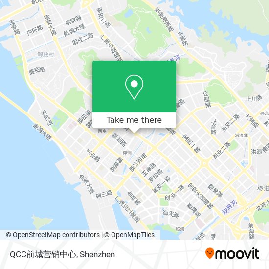 QCC前城营销中心 map