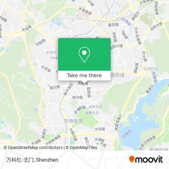 万科红-北门 map